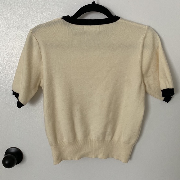 Crop off white sweater - Picture 2 of 2